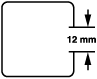 Protected against solid objects greater than 12.5mm